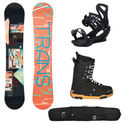 Trans Damen Snowboard Set FE 154cm + Bindung M + Boots Gr. 39,5 + Bag