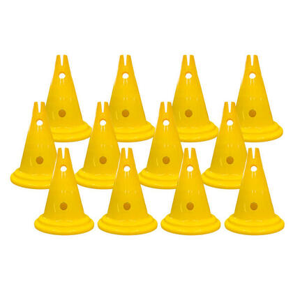 Markierungskegel-Set Multi 30 cm Kegel, Gelb Golf Unisex Gelb
