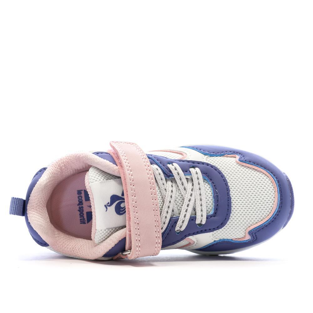 Sneakers Bambina Le Coq Sportif LSC Runner Blu/Rosa 4/7
