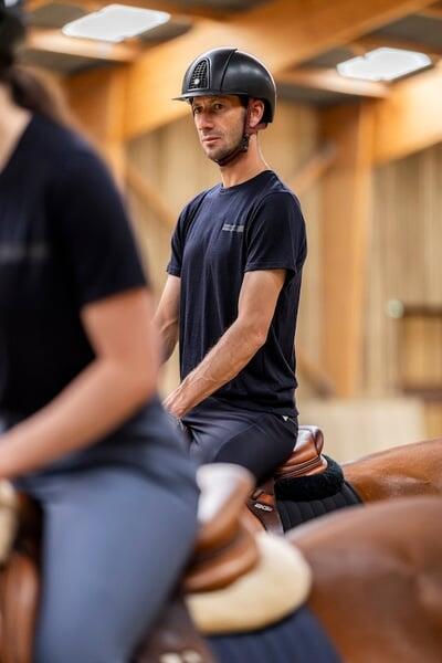 Tee-shirt d'équitation en laine de Mérinos 3/7