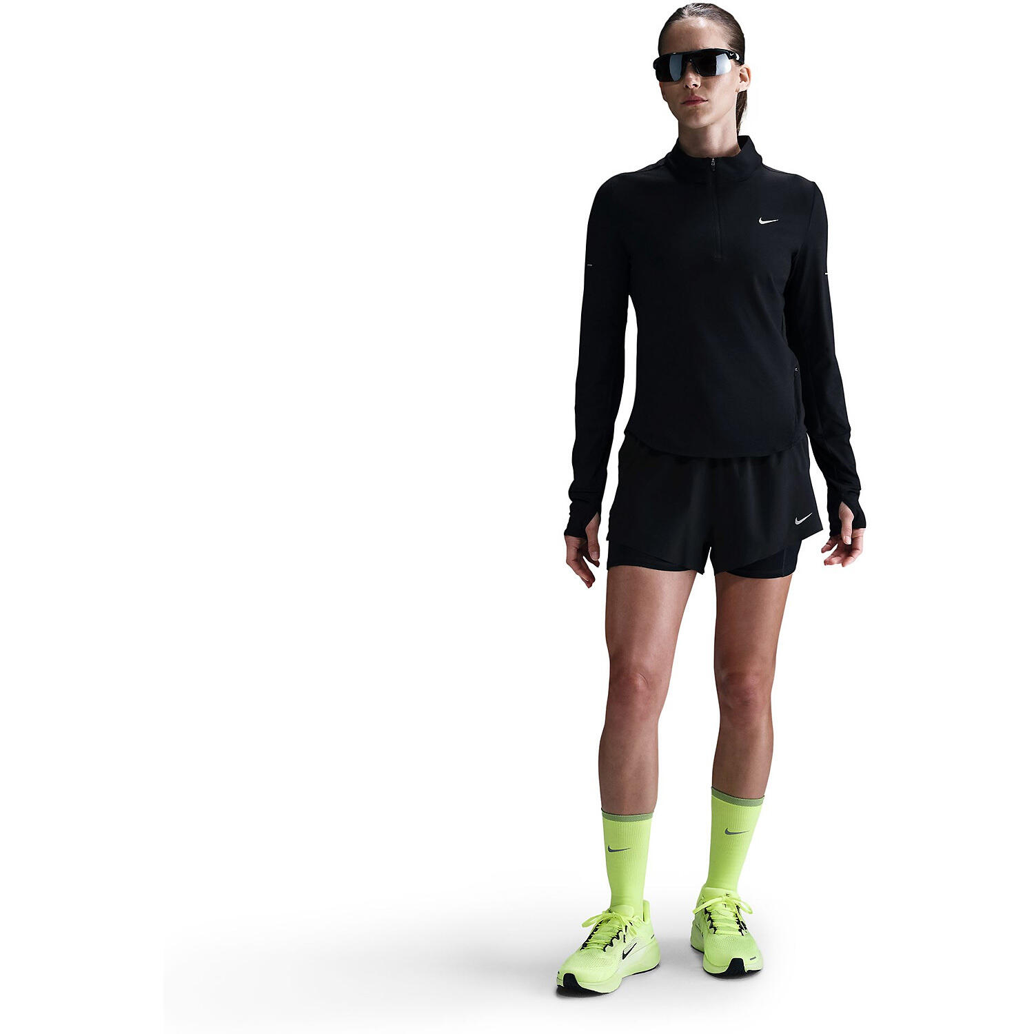 Damen Shirt W NK SWIFT DF UV HZ TOP 2/4