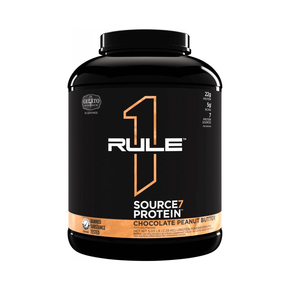 RULE1 Rule1 R1 Source7 Gelato Protein (5lbs) Chocolate Peanut Butter - Proteine