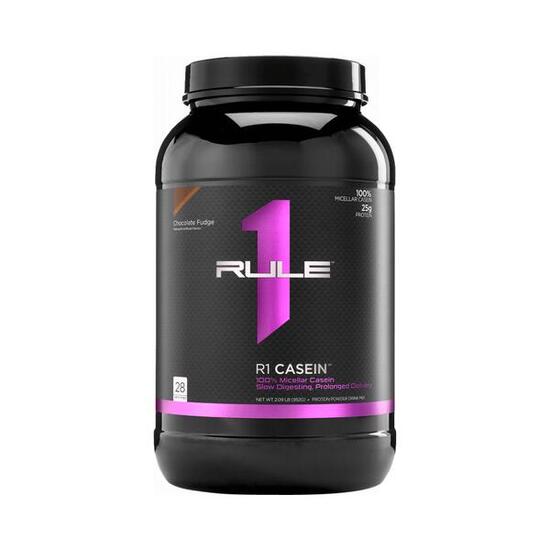 Rule1 R1 Casein Protein (2lbs) Chocolate Fudge - Protéines - Caséine