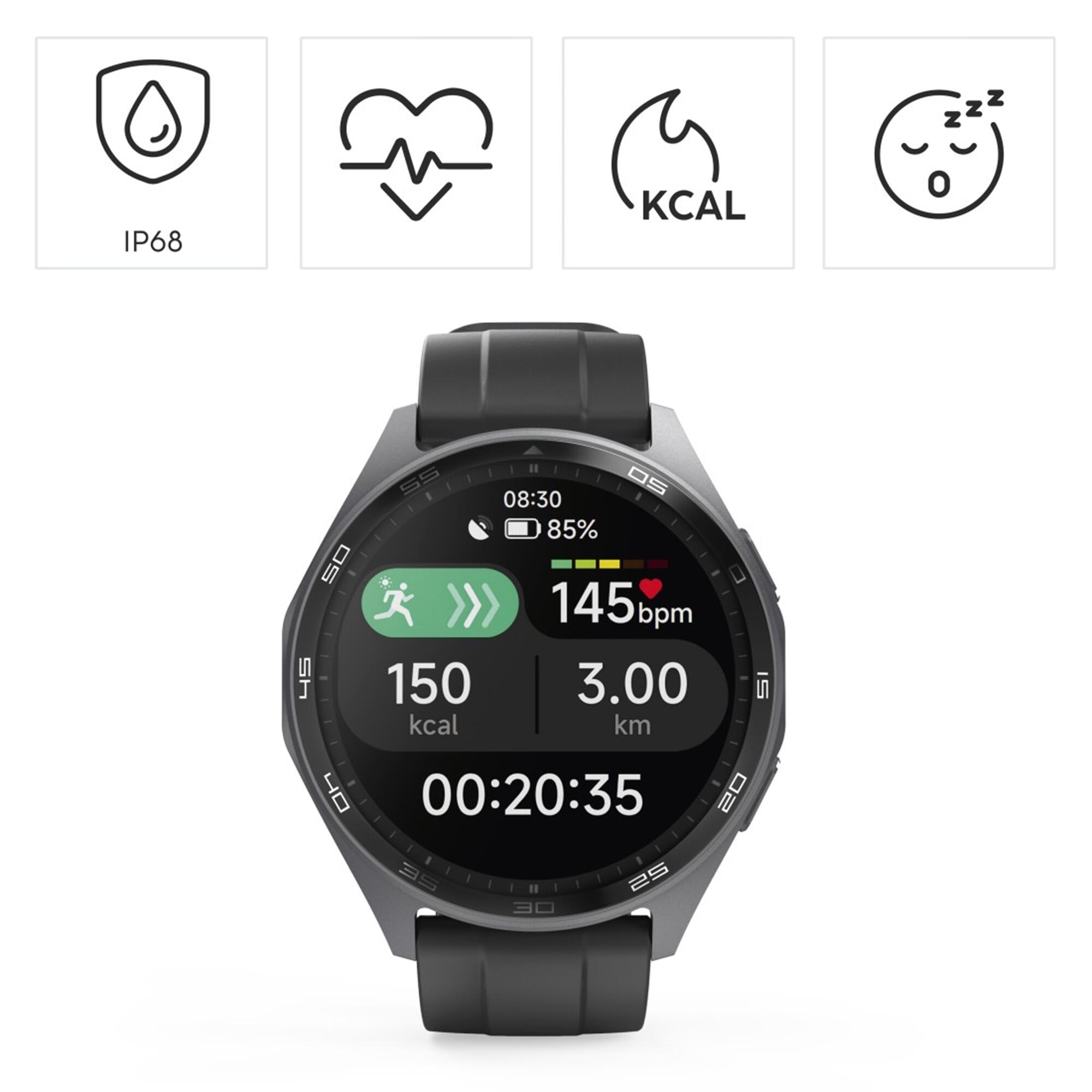 HAMA Smartwatch 7010 Refurbished, GPS, 47 mm, schwarz 3/6