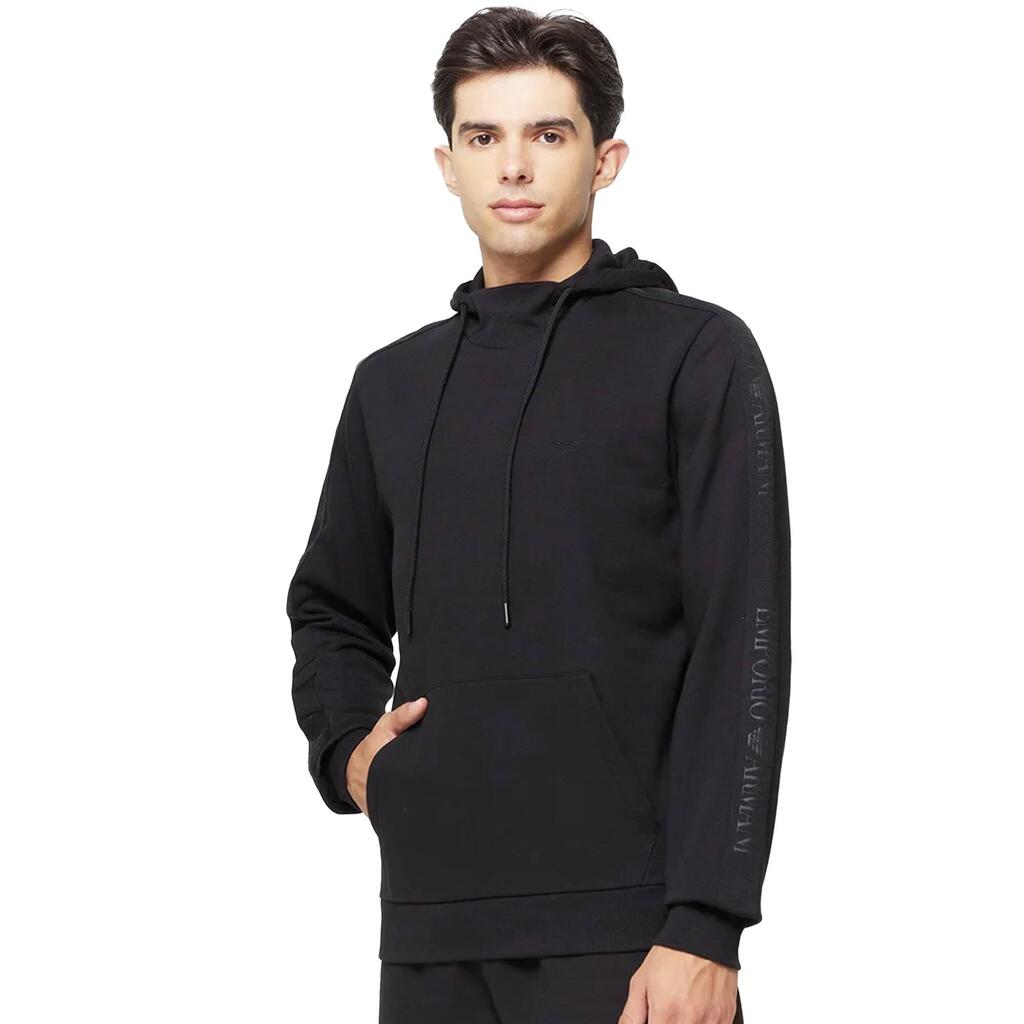 Lounge Side Logo Hoodie Black
