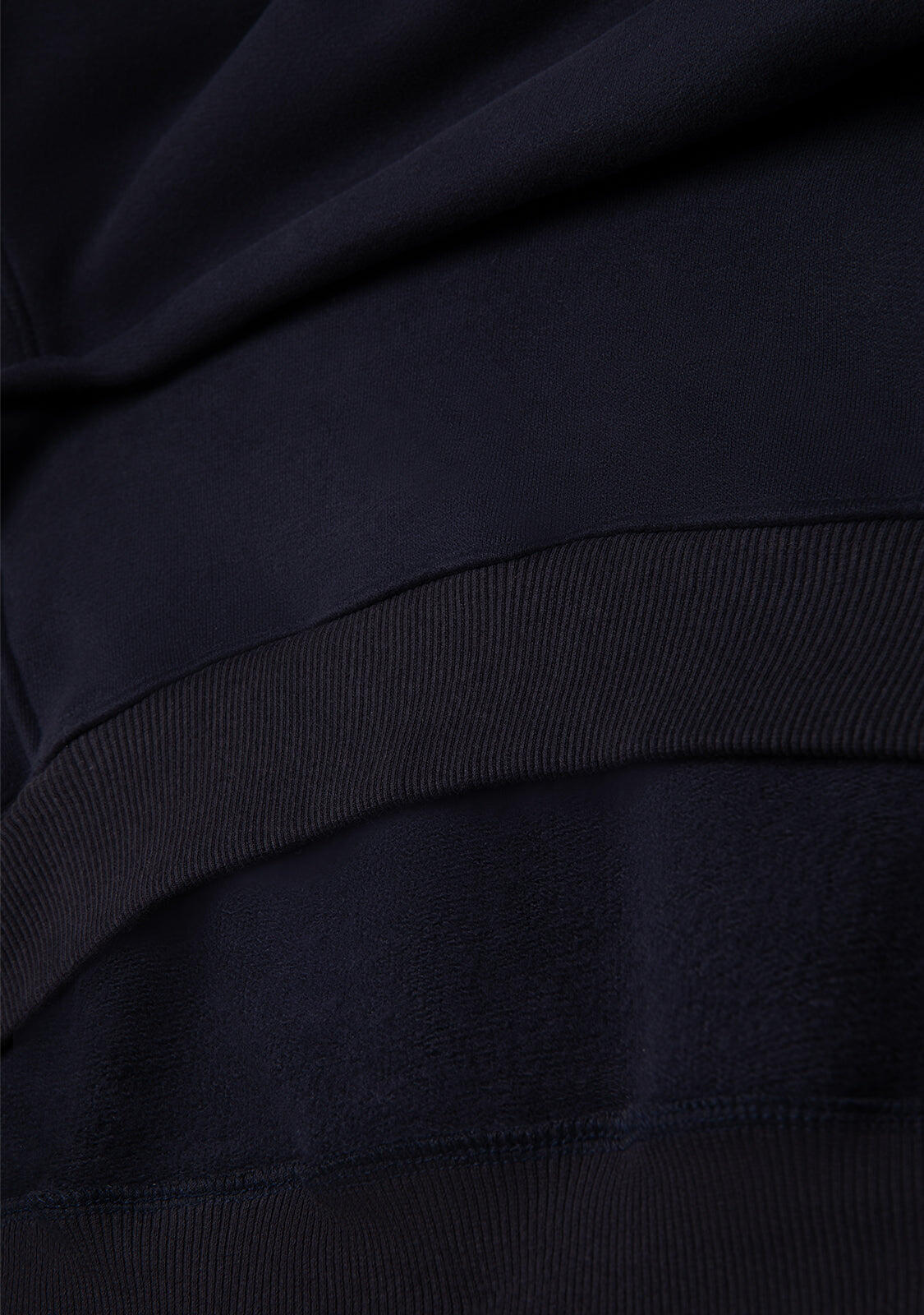 Sudadera Unisex Half-Zip Azul Marino 4/4