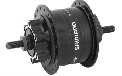SHIMANO Nabendynamo DH-3D32 6 Volt 3 Watt 36 Loch 6-Loch Schwarz Mutterntyp