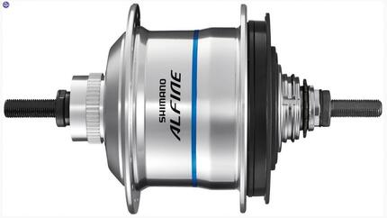 SHIMANO Getriebenabe ALFINE Di2 SG-S7051-11 - 7051-11, Silber