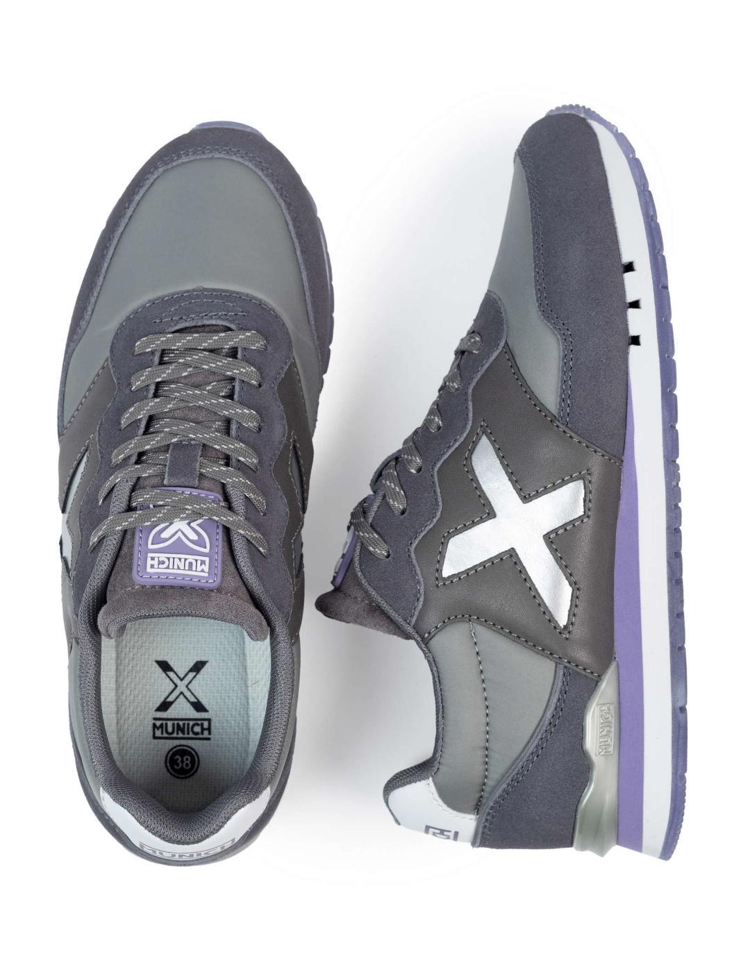 Zapatillas para Mujer Munich Dash 267 Gris 4/6