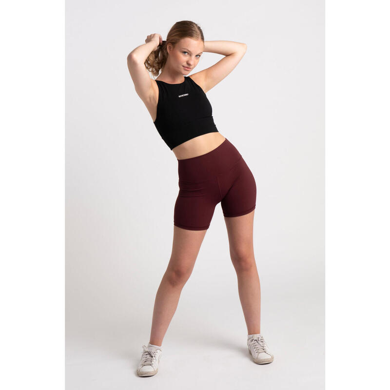 Pantalón Corto De Longitud Media - Fitness - Mujer - Porto Roja