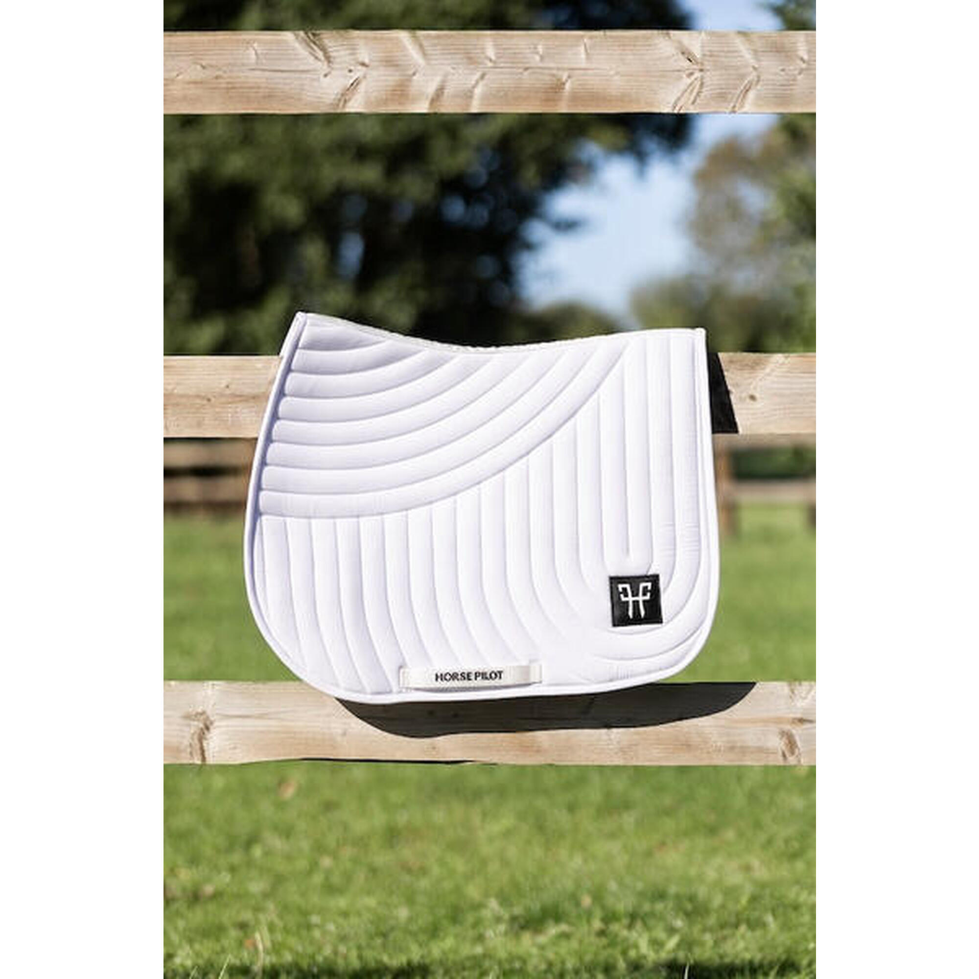 Horse Pilot - Tapis De Selle Mixte Ergonomique - Tapis De Selle - Blanc - Decathlon