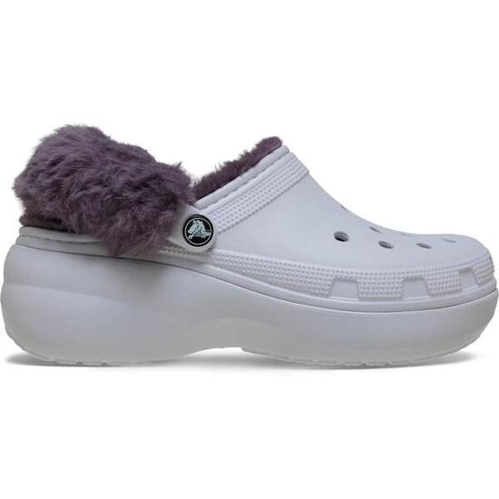 Crocs Classic Platform Fuzz Lined Cg