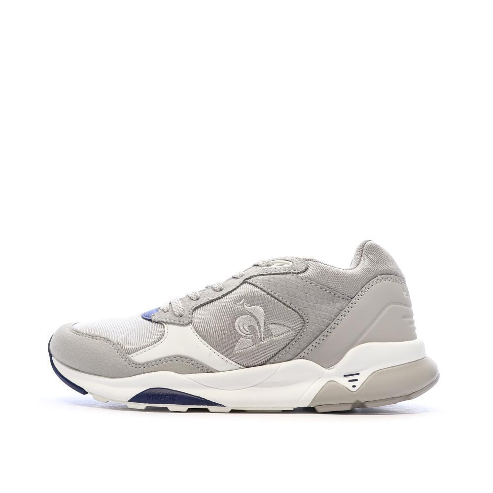 Boys Grey Le Coq Sportif R500 Trainers