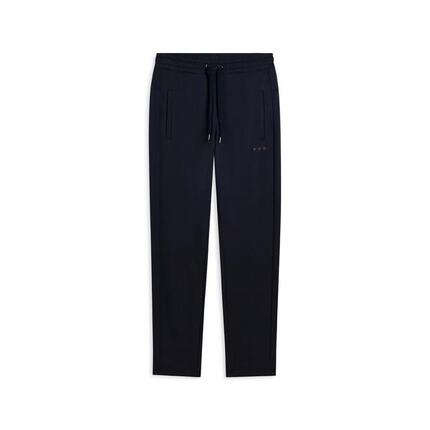 Pantalon classique en molleton brossé avec bord droit