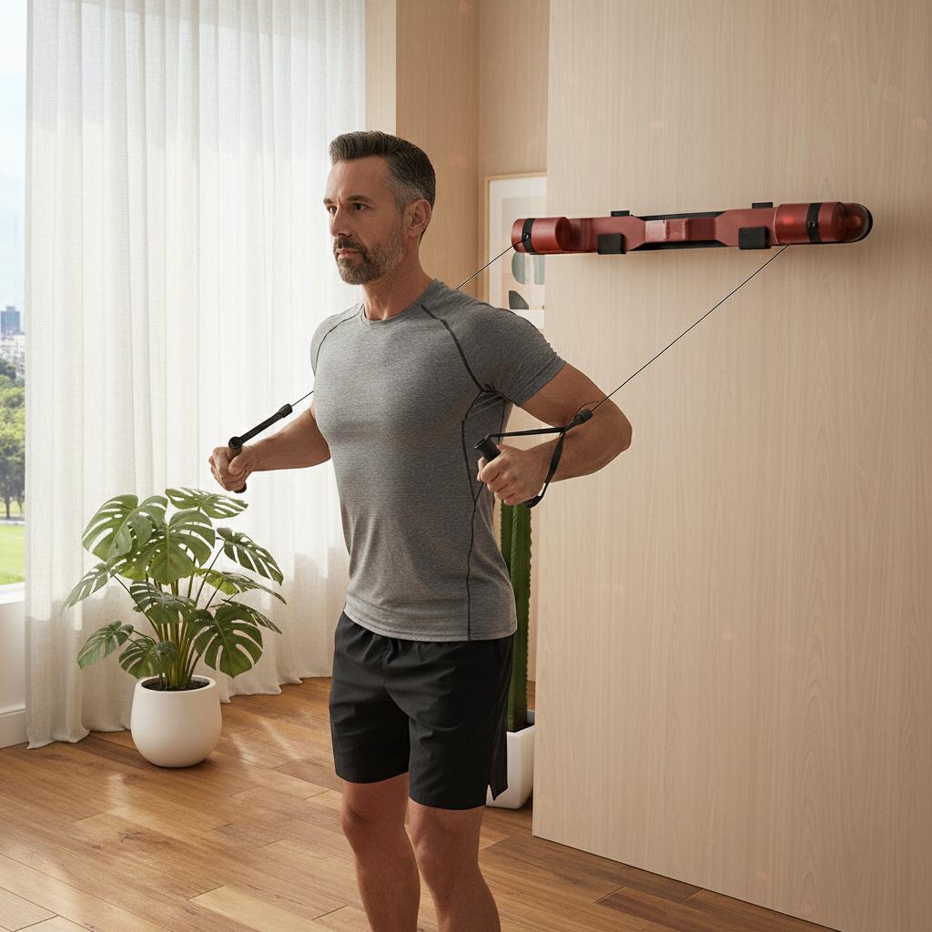 Pack Xmai MICOWELL — Gym portable: 200+ exercices, 5,5 kg, résistance 40 kg. 3/8