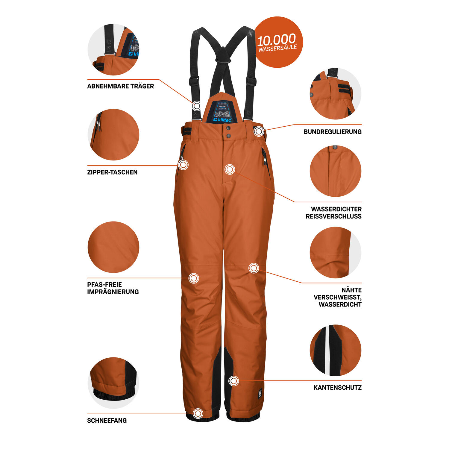 Salopette de ski enfant Killtec KSW 214 5/6