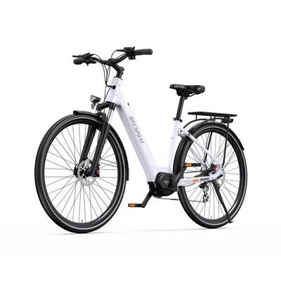 ONESPORT OT07 Bicicletta Elettrica - Motore 250W Batteria 36V14AH - Bianca