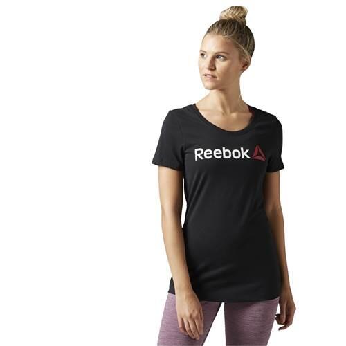 Reebok - T-shirt Universel Femmes Reebok Linear Read Tee - T-shirt Manches Courtes - Noir - Decathlon