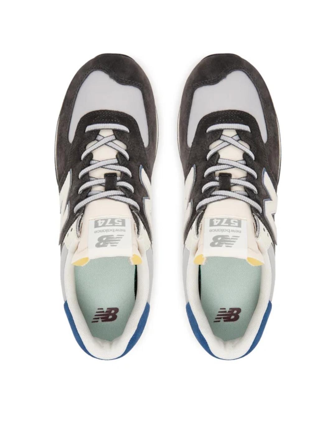 Scarpe da uomo New balance 574nve nere. 4/6