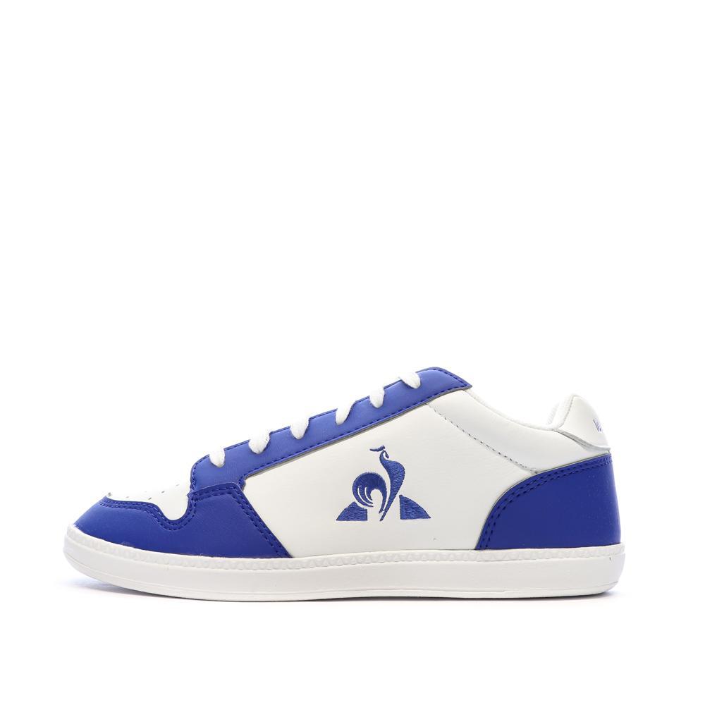Boys' White/Blue Le Coq Sportif Breakpoint Trainers