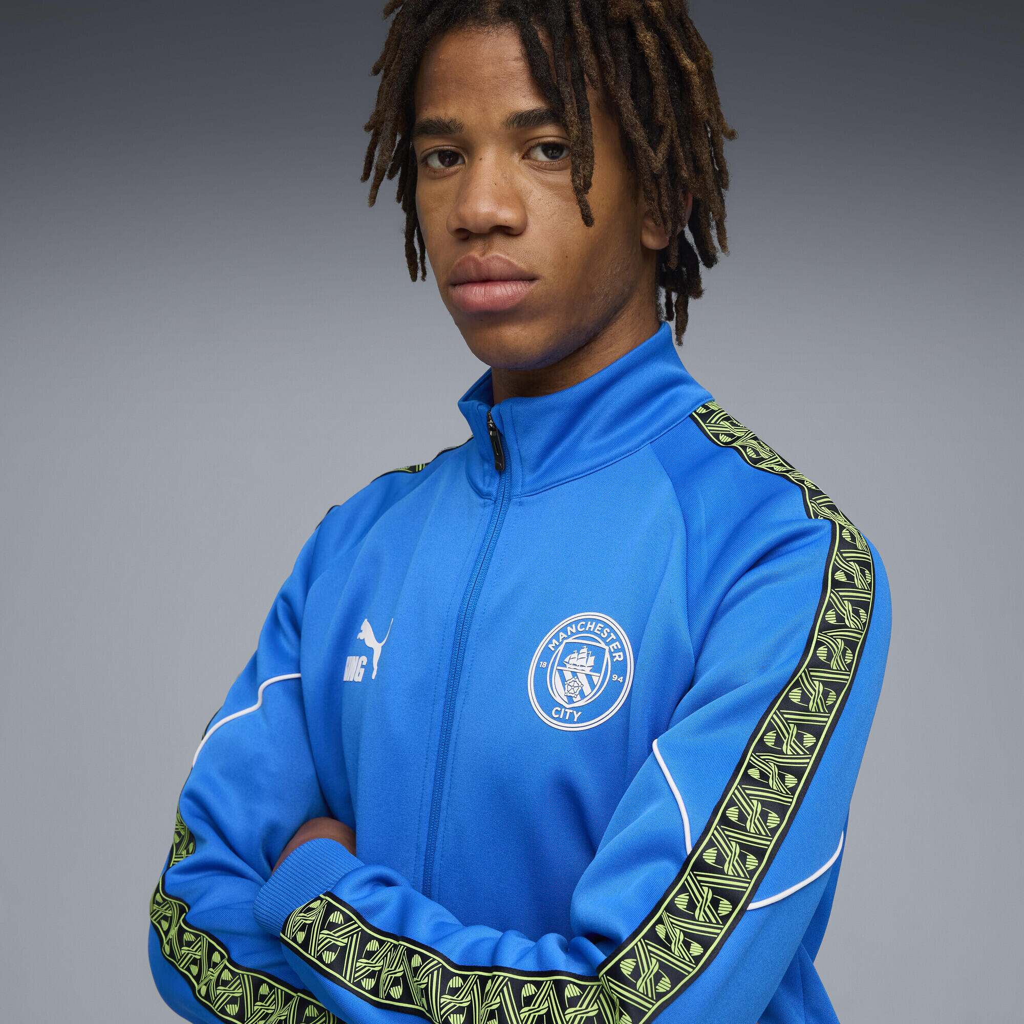 Casaco desporto homem logótipo Manchester City King Anthem PUMA 3/6