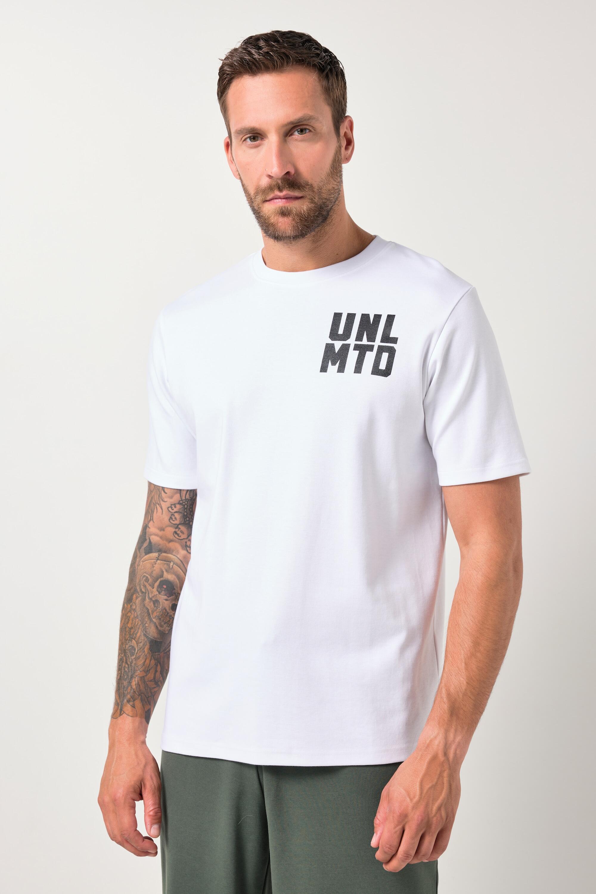 Hommes T-shirt à manches courtes imprimé poitrine collection Fitness 1/4