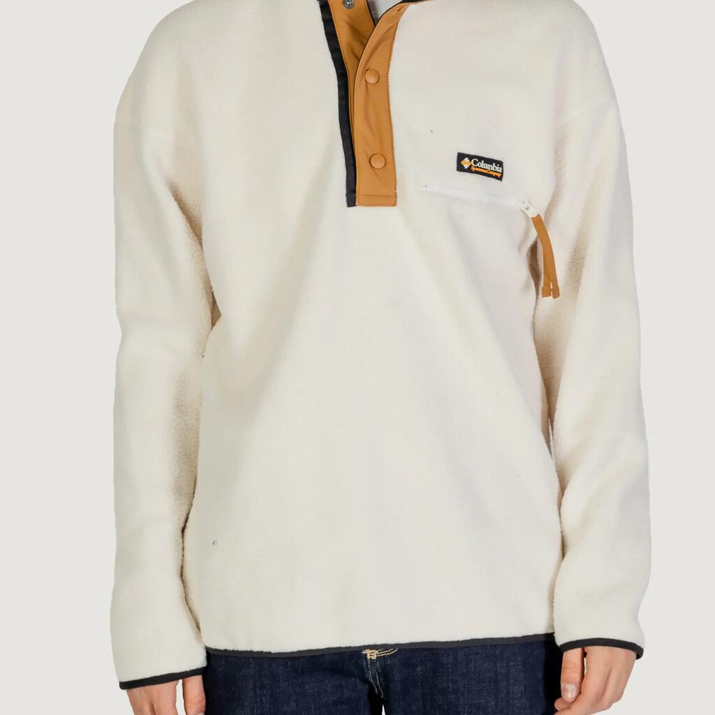 MEN'S sweatshirt Helvetia™ II Half Snap Fleece Cream