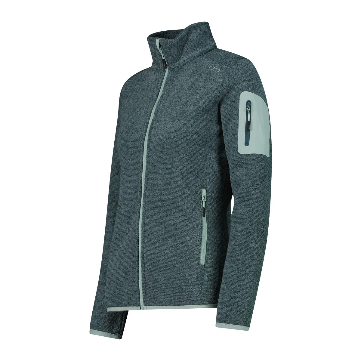 Fleecejacke Bergwandern Damen Fleece Jacket - grün 2/4