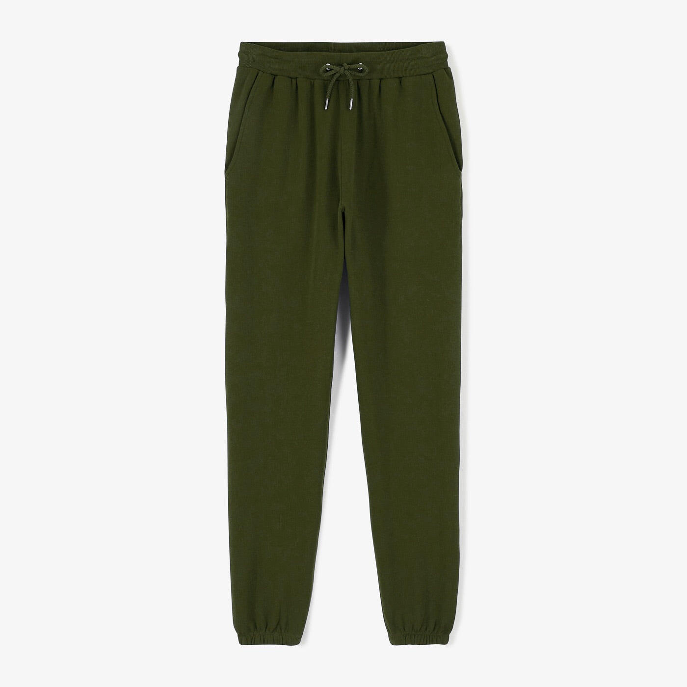 Serge Blanco - Jogging En Molleton Gratté Vert Army En Coton - Pantalons - Vert - Decathlon