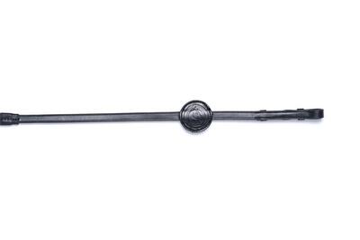 Trust maastricht 1/2inch rubber reins 7 stops grijs -