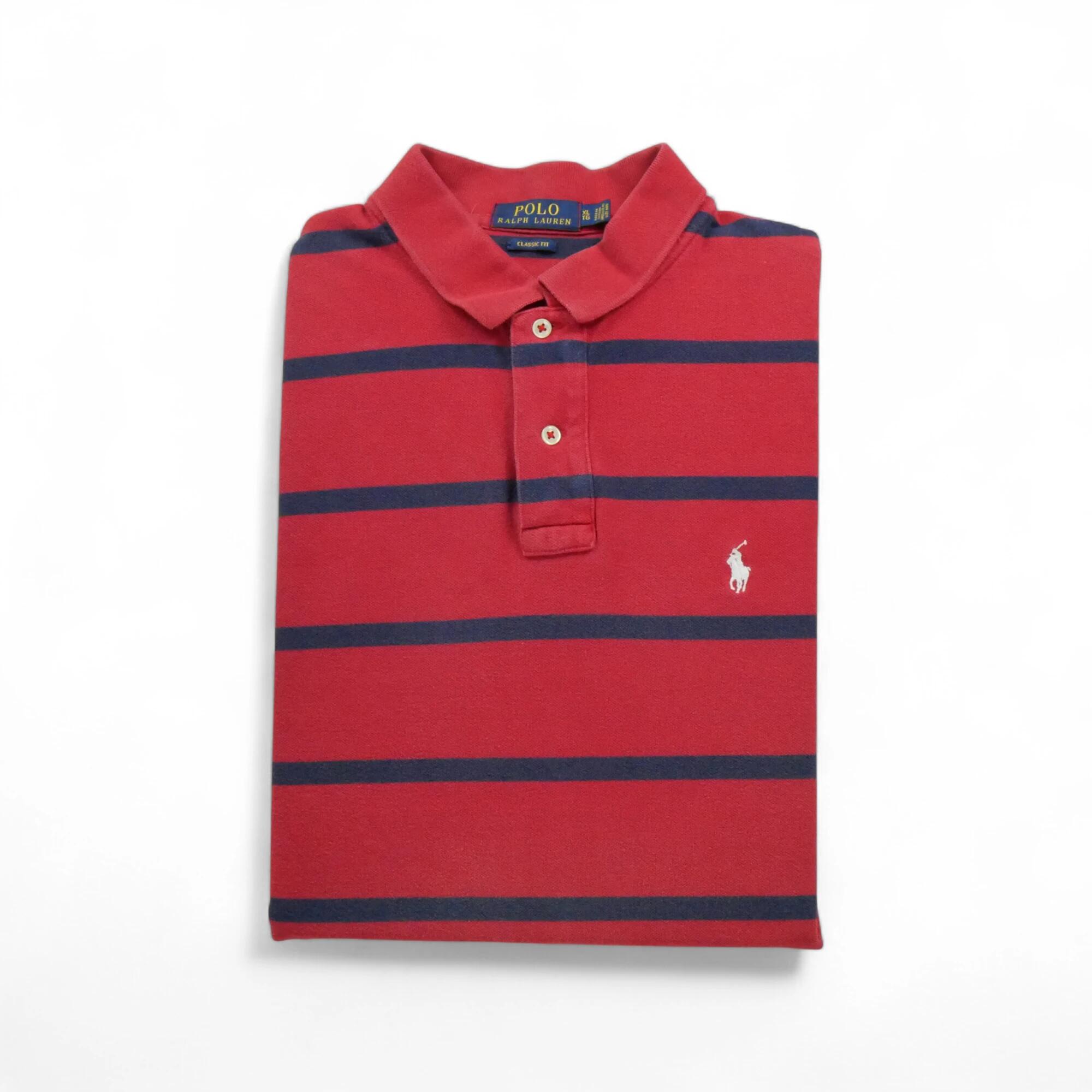 RALPH LAUREN Reconditionné - Polo manches courtes Homme Rouge - Excellent