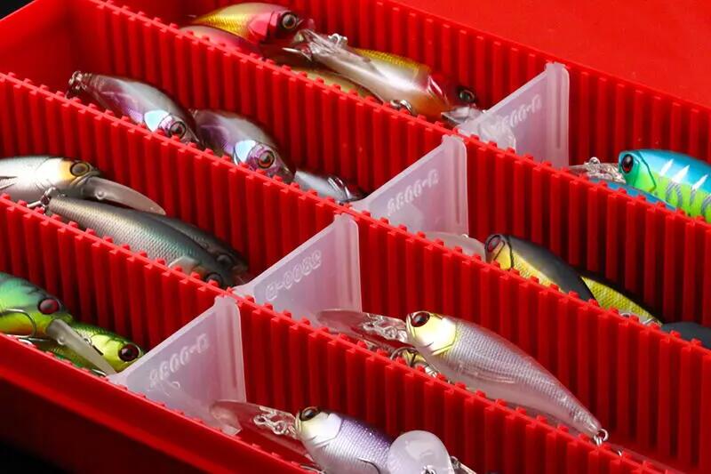 CUTIE JACKALL 2800D TACKLE M CLEAR RED 2/3