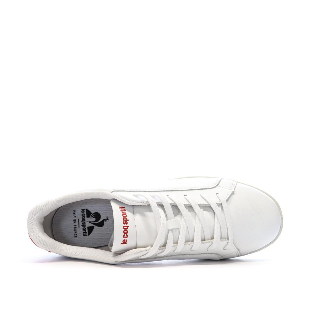 Baskets Blanches Homme Le Coq Sportif Courtgalo 4/7