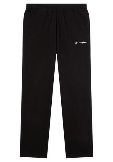 Męskie czarne spodnie dresowe Straight Hem 221801-KK001