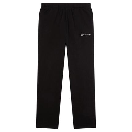 Męskie czarne spodnie dresowe Straight Hem 221801-KK001