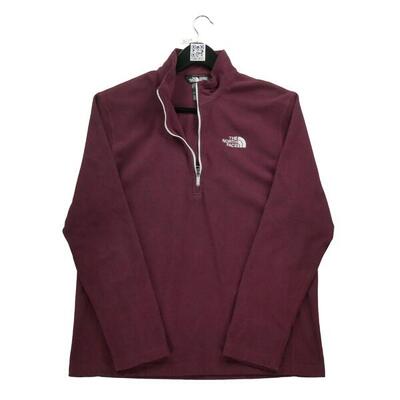 Second life - Herren TNF Bordeaux Fleece Pullover - Wie neu