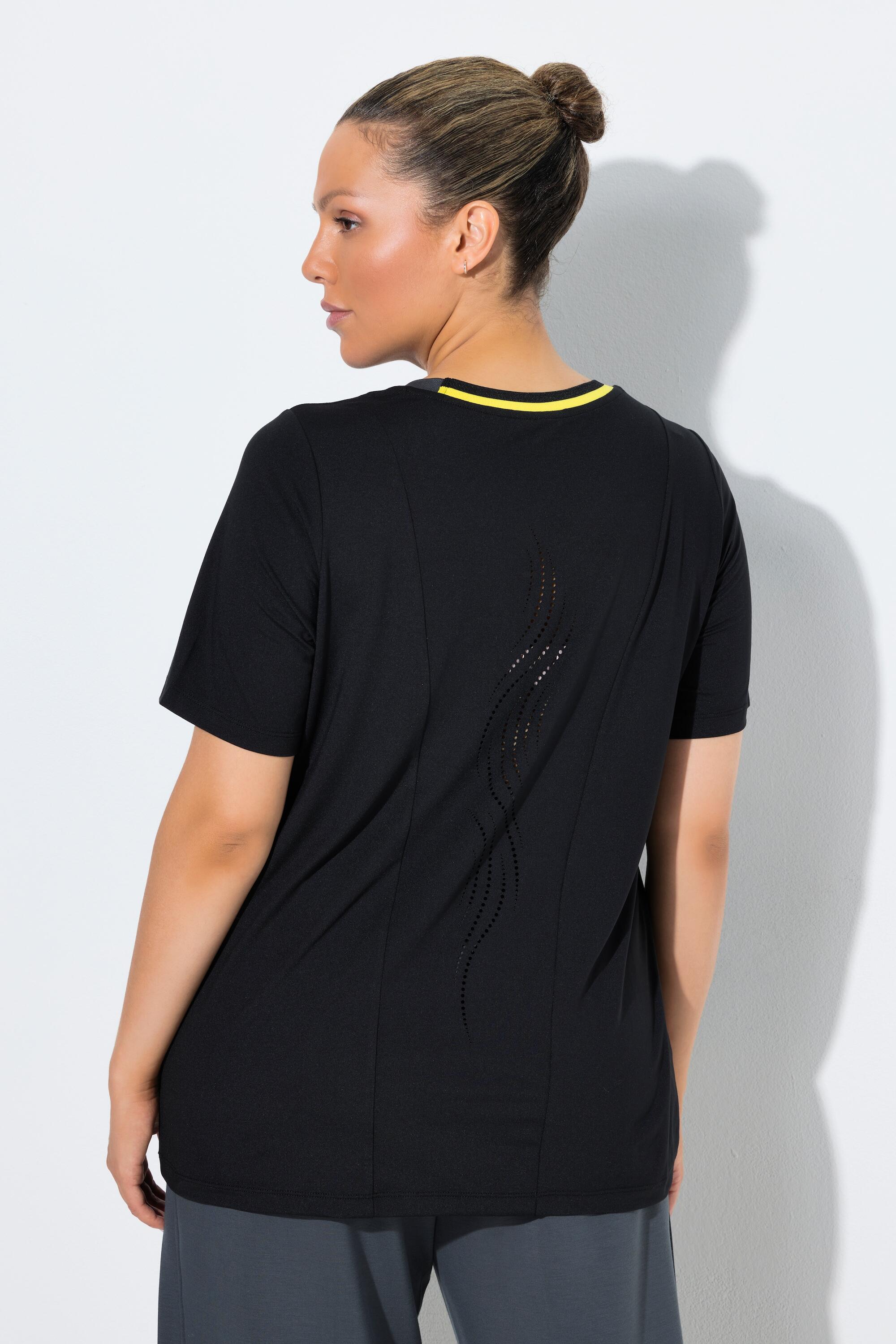 Dames Functioneel shirt sneldrogend ronde hals halve mouwen 2/6