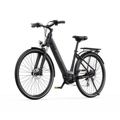 Onesport ot07 elektrische fiets - 250w 36v14ah 27,5 inch banden - zwart