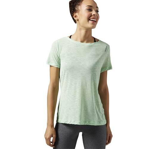 Reebok - T-shirt Universel Femmes Reebok Wor Light Slub Tee - T-shirt Manches Courtes - Vert - Decathlon