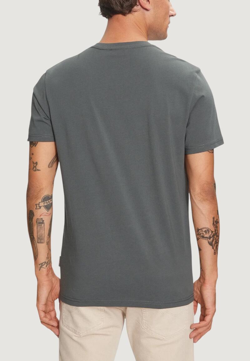 t-shirt crop top SALIS SS HOMME vert 3/6