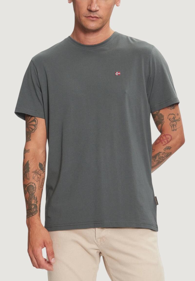 t-shirt crop top SALIS SS HOMME vert 1/6