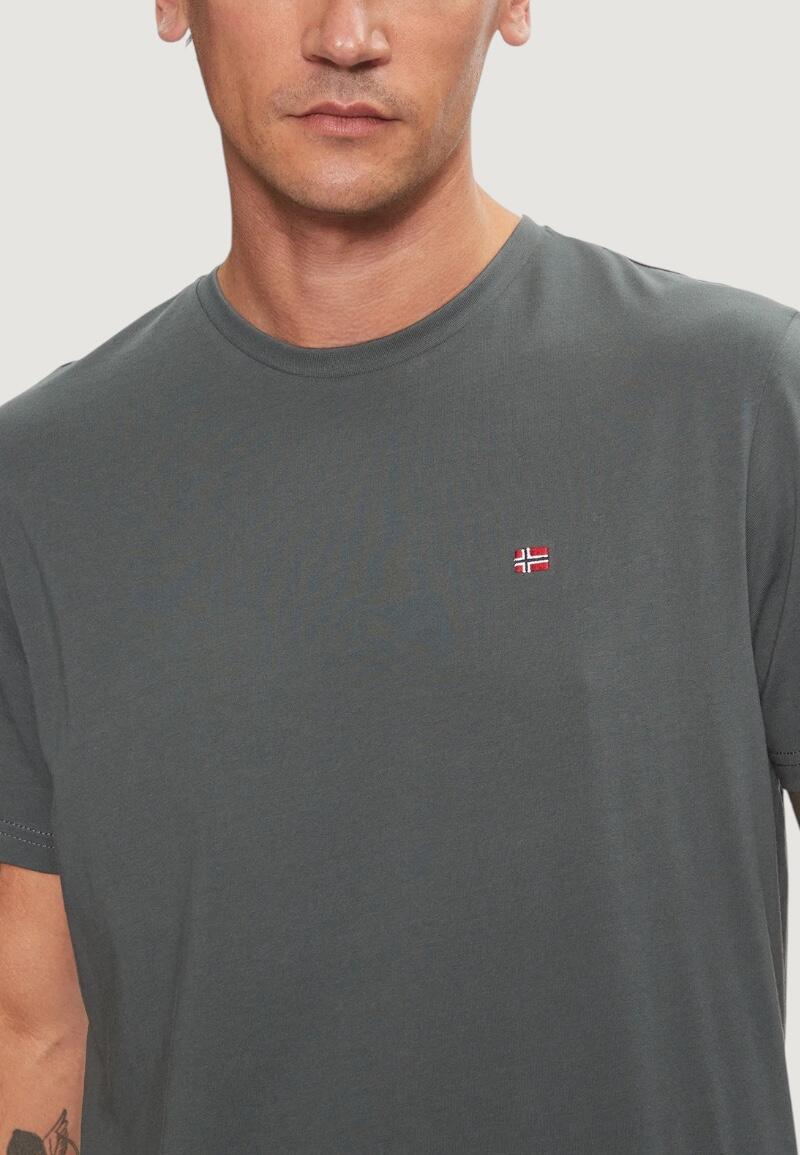 t-shirt crop top SALIS SS HOMME vert 4/6
