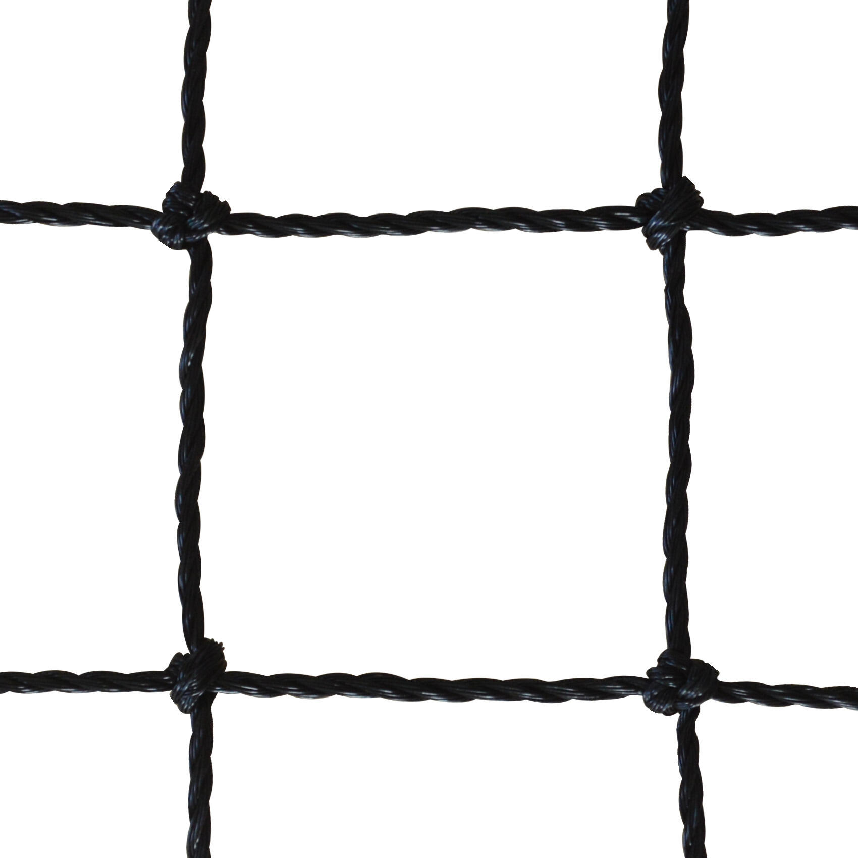 Sporti France - Filet Tennis Pe Câblé 2mm Maille 45 Doublé Sur 6 Rangs Emdé - Filet De Tennis - Noir - Taille Unique - Decathlon