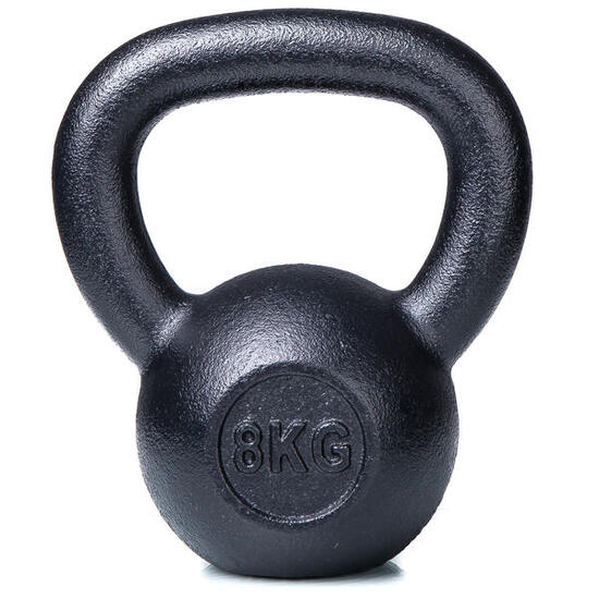 Kettlebell Kettle 8KG Hantla Odważnik Obciążenie Żeliwne AbarQs