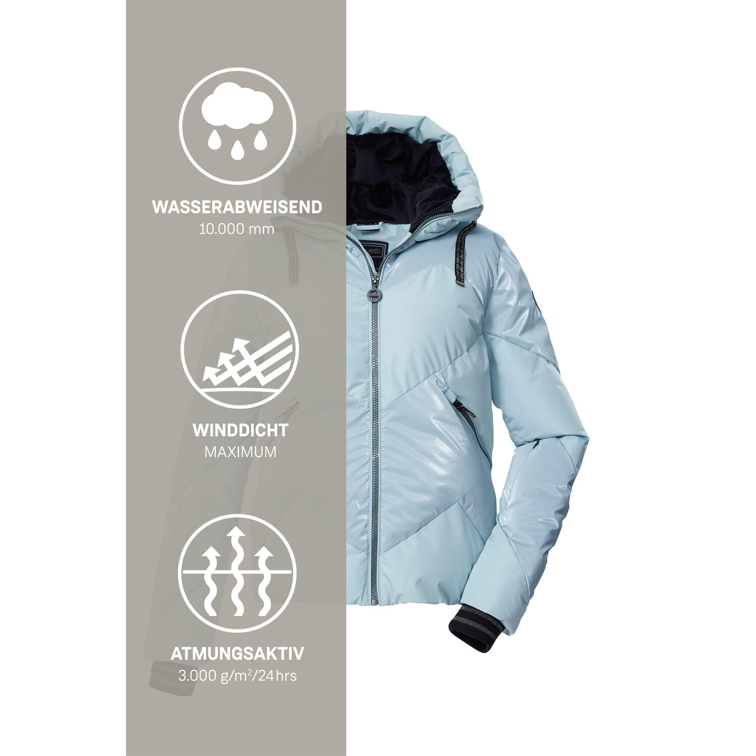 Kurtka narciarska pikowana damska Killtec KSW 113 WMN SKI QLTD JCKT 6/6