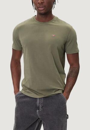 t-shirt crop top SALIS SS HOMME vert fonce