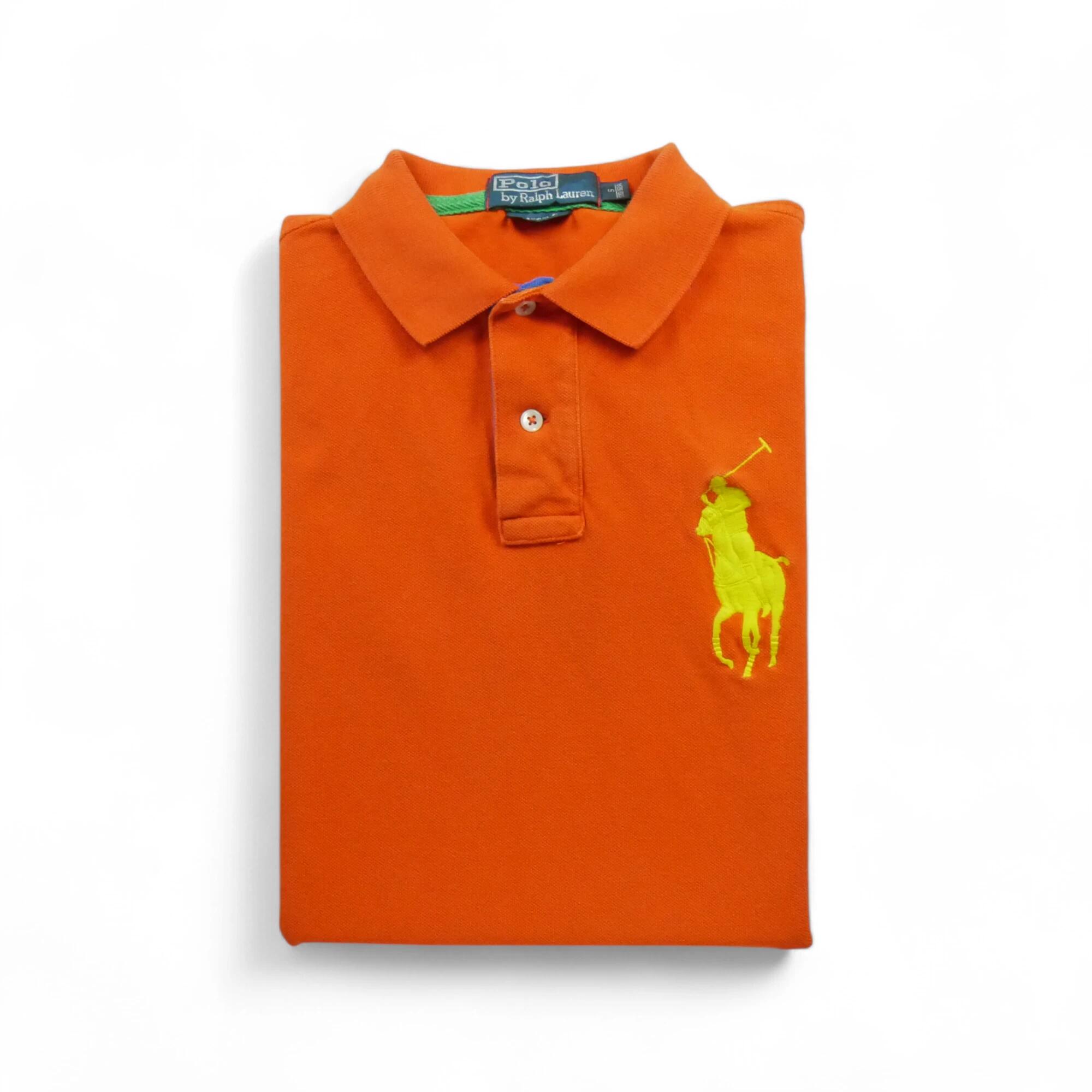 RALPH LAUREN Reconditionné - Polo manches courtes Homme Orange - Excellent