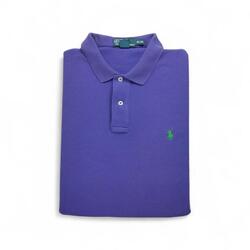 Reconditionné - Polo manches courtes Homme Violet - homme - Excellent