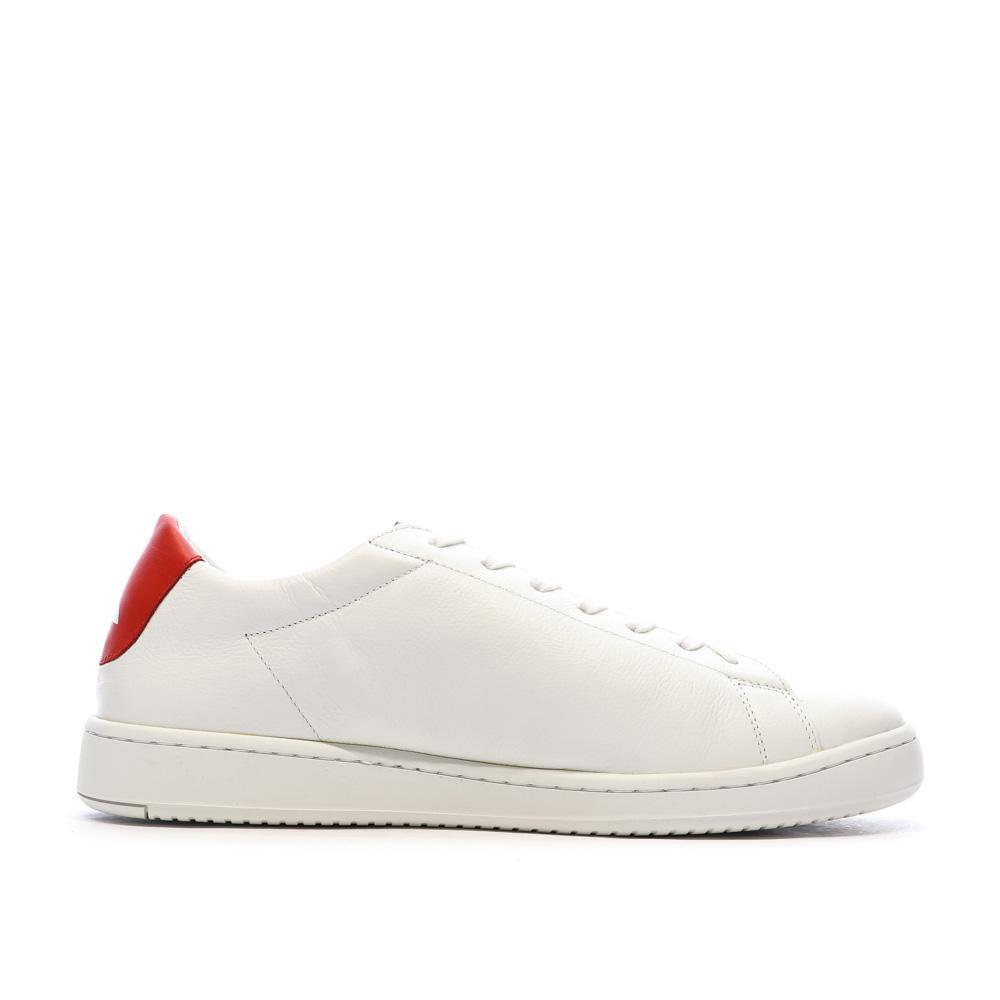 Baskets Blanches/rouge Homme Le Coq Sportif Phenix 3/7