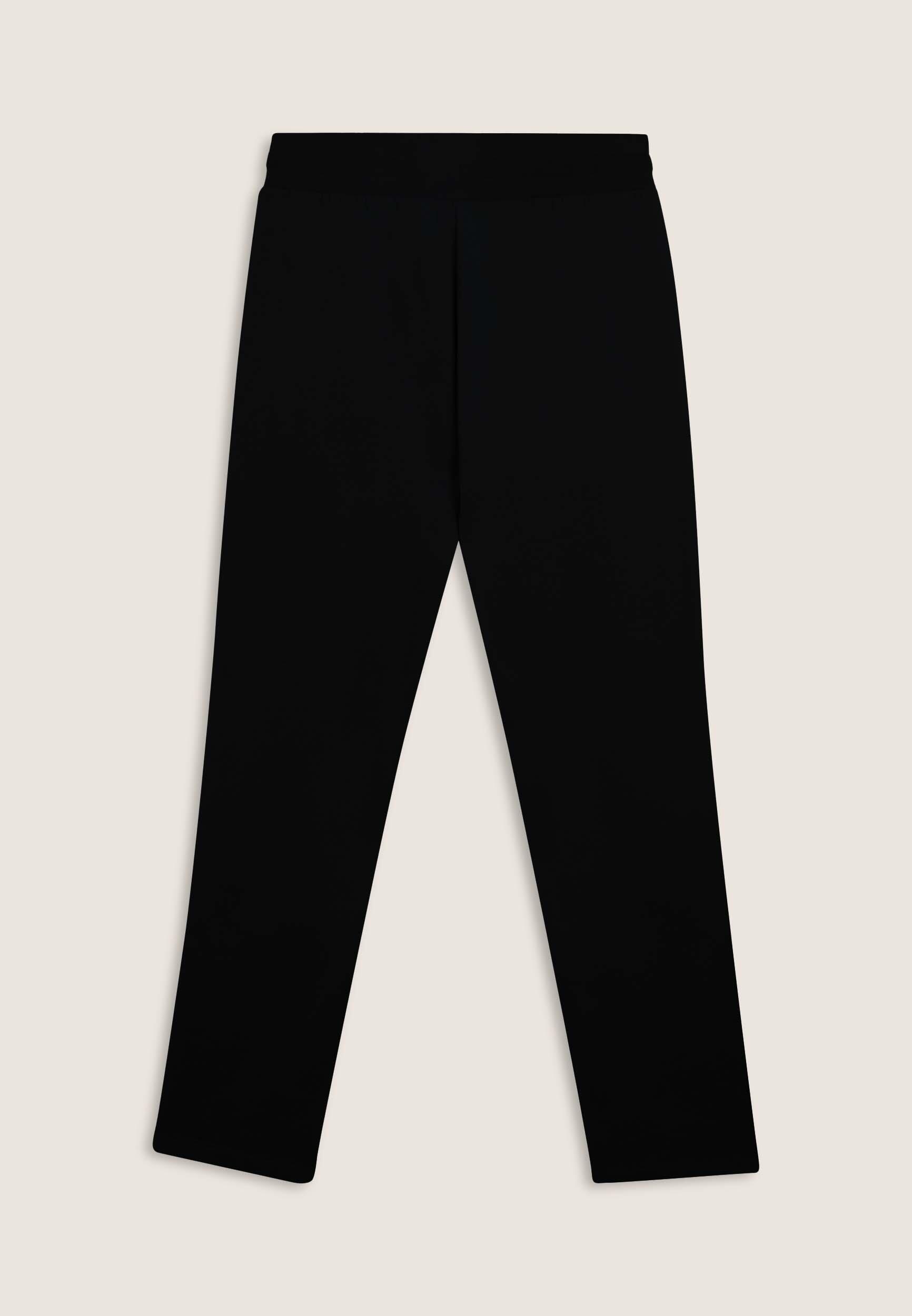 Pantalón de felpa regular fit con bajo recto 2/3